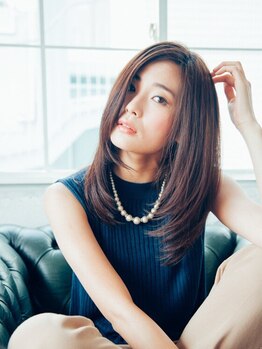 ファーストクラス さくら店の写真/気になり始めた白髪も根元からキレイに☆頭皮と髪へのダメージを最小限に抑え、いつまでも美しい髪へと導く