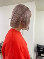 ウィットサークル(wit circle)&nbsp;ボブ　ベージュ　ブリーチカラー