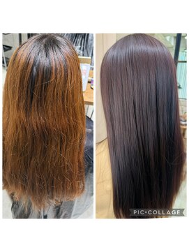 フェリア 渋谷(Feria) 【Feria 渋谷】複雑履歴のお客様×ディープパープル "Tsuyuki"