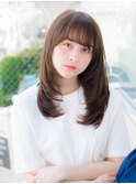 シースルーバンク 内巻きワンカール