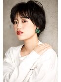 assiette 黒髪 大人かわいい 丸みショート【川野　光】