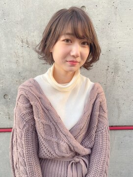 ヘアサロンエム 大宮東口(HAIR SALON M) ラベンダーカラーと伸ばしかけ外ハネボブ☆