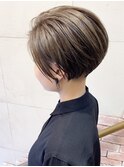 【morio成増】大人かわいい刈り上げ2ブロックショート