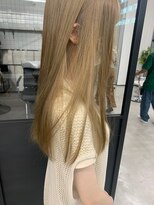 アンドスタイル(&style)&nbsp;【大名店　江藤】ハニーベージュ　ケアブリーチ