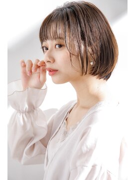 リノナ(Linona) 20代 30代 40代 顔まわりフリンジバング ボブ 【LINONA】