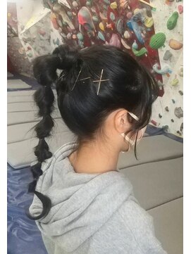いとをかし美容室 ポニーテールアレンジ