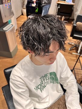 ビス ヘア アンド ビューティー 西新井店(Vis Hair＆Beauty) 20代30代40代メンズショートフェザーマッシュツーブロック