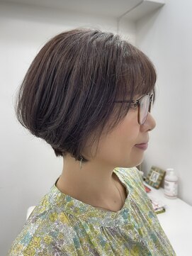 アーシェ 横浜店(A'SHE) ［A'SHE］ふんわりレイヤーショート　パープルアッシュ