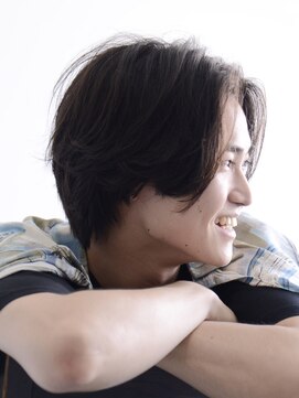 ロアー ヘアー ブリオ(RAWR hair Brio) 【RAWR】メンズパーマ_センターパートウルフ