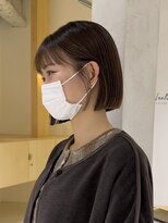 ニール 名古屋 伏見 丸の内(NEELU)&nbsp;【Neelu_pon】ミニボブ×ブラウンカラー