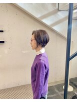 ハルキ ミナト ジャパン オオサカ(HARUKI MINATO japan OSAKA)&nbsp;40代50代小顔似合わせカットくびレイヤーエモージュ大人可愛い