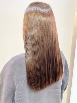 ヘアーショップ エヌアンドエー 幸手店(hairshop N&A) サラ艶ロングストレート 髪質改善ケアカラー/ブリーチ/縮毛矯正