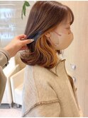 イヤリングカラー*オレンジ
