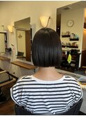 ナチュラルストレートボブ