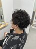 men's人気NO.1メンズカット+パーマ+処理トリートメント ￥8000