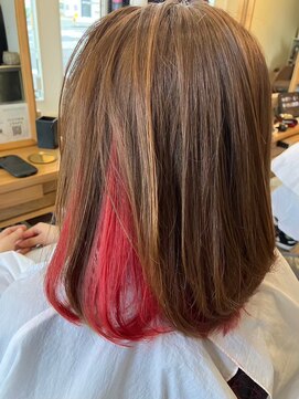 アンバー(amber) インナーカラー