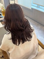 トッカ ヘアアンドトリートメント 難波店 バイオレットブラウンのレイヤースタイル