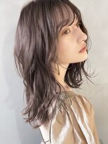 パーク(PARK)&nbsp;【PARK】ミディアムレイヤー×ラベンダーベージュ