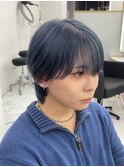 ブルーシルバー、ブルー、ダブルカラー