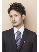 コリーヌ イデア 南蔵王店(COLLINE idea) メンズビジネス　ツーブロック+アップバンクミックス