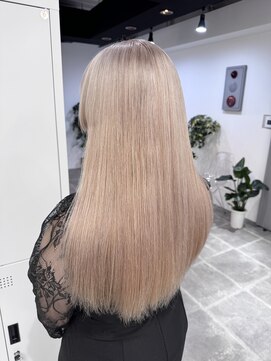 ペレ 栄店(PELE) ホワイトグレージュ/デジタルパーマ/チェリーブラウン/栄