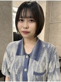 似合わせカット　顎先ボブ