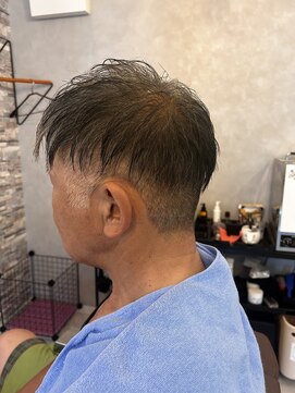 あずママの床屋さん 朝茶 ツーブロック