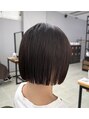ヘアーアンドビューティーザ エフ(Hair Beauty the F)&nbsp;丸くならない切りっぱなしボブ