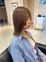 エアー 神戸(AIR)&nbsp;スモーキーベージュ＊顔まわりレイヤー