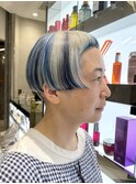 涼しげなヘアカラー/ヘアデザイン/peekaboo
