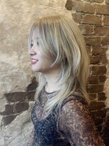 マギーヘア(magiy hair)&nbsp;magiyhair/下北沢/meyou/ホワイトブロンド × レイヤー