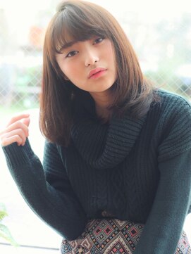 ヴィヴィ(VIVIE) 小顔ワンカール内巻きボブロブマロンブラウンベージュラベンダー