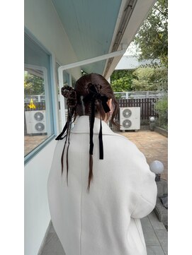 テクライズ 豊橋店(TECHRISE) お呼ばれヘアセット☆個性派アレンジ