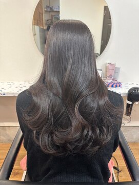 ラック(LUCK) イルミナカラー/船橋/くすみベージュ/細めハイライト