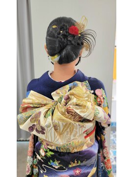 トウカ 南流山店(TOUKA) 成人式 ヘアセット 着付け リボンヘア カチモリ 和装