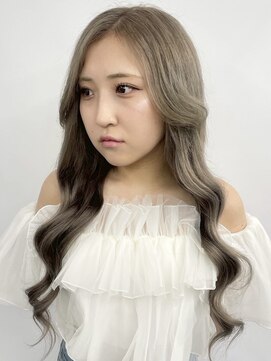 ベルグローアルファ(BELLE GROW ALPHA) レイヤーカット/ミルクティーグレージュ/ダブルカラー/エクステ
