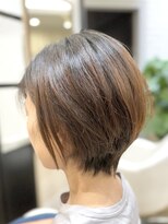 シュヴー 築地(CHEVEUX)&nbsp;明るい白髪染め/白髪ぼかし/丸みショート/40代/50代/60代/