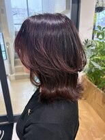 ネス ヘアメゾン アシヤ(ness HAIR MAISON ASHIYA)&nbsp;肩ラインで揺れる外ハネレイヤー【芦屋川/芦屋】