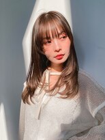 ノエル 池袋店(noel)&nbsp;ブリーチなしダブルカラー/顔周りカット/レイヤーカット