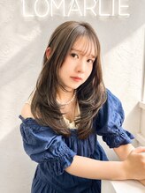 ロマーリ 倉敷(LOMARLIE)&nbsp;倉敷レイヤーカット20代30代オリーブベージュ似合わせ前髪顔周り