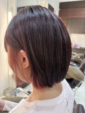 ブルーテーフ(Bleu Terre) ショートボブインナーカラー
