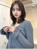 ミディアムレイヤーバタフライカット髪質改善ハイレイヤーカット