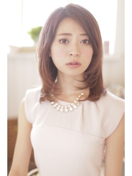 ジーナ 福岡天神(Zina) 大人可愛い毛先ワンカールミディ２
