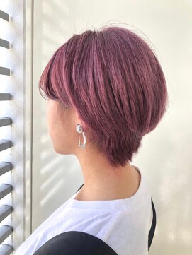 ジーナ 渋谷駅前(Zina) 【Zina渋谷】ケアブリーチ×ピンクカラー