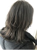インナーカラー×グレージュ