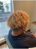 ブリーチカラー＆ツイストスパイラルパーマ20代/30代/40代