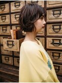 シースルーバングひし形ボブ【いわき】