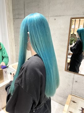 シィーム(cime) シアンカラー