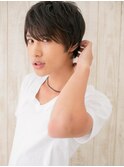 重めバングの目力ＵＰこなれ感ショートウルフL