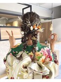 ツイン編み下ろし